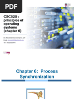 CSC520 Chapter 6