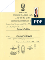 Diploma de Especialidad