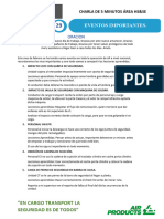 29.02 Difusión de Eventos Importantes.