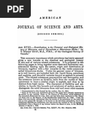 Contributions To The Chemical and Geological History of Bitumens and of Pyroschists or Bituminous Shales