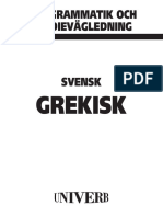 Minigrammatik Svensk Grekisk