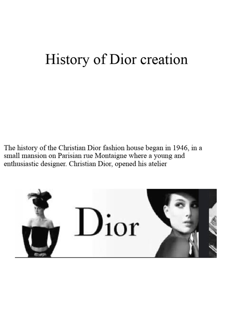 Evolution of Christian Dior Fashion | PDF | Foreign Language Studies ...