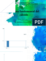 Teorema Fundamental Del Cálculo