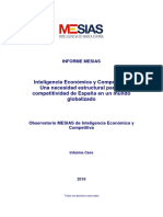 Informe Cero Observatorio MESIAS de Inteligencia Economica y Competitiva 2018