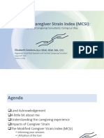 Modified Caregiver Strain Index CCC Presentation 2022 v.2