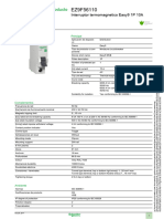 FICHA - Interruptor Termomagnetico Easy9 1P 10A