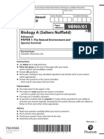 A Level Biology Past Paper 2021 Sulters Nuffield A