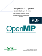 OpenMP Problemes Pràctics 2