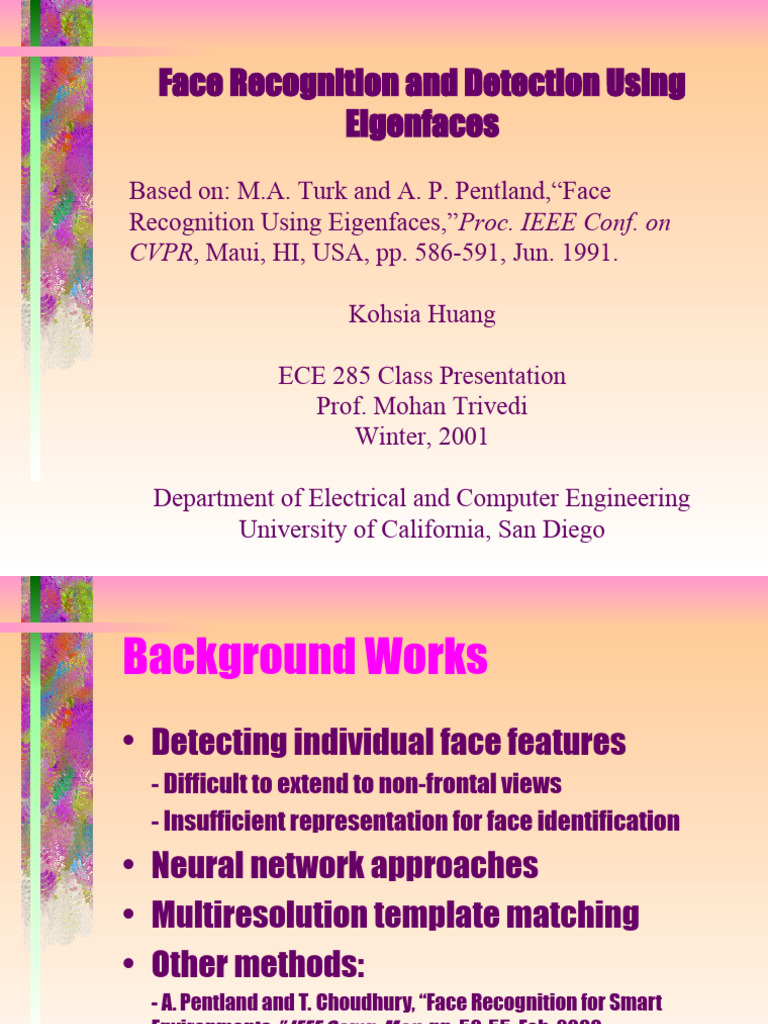 Eigenfaces Khuang | PDF | Algorithms | Cybernetics