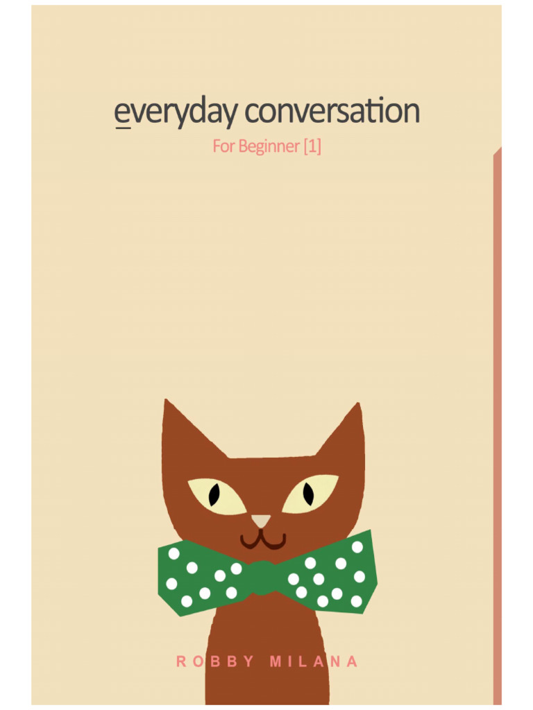 First-Grade English Conversation Guide | PDF | Word | Family
