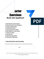10 App Sheet Exercises