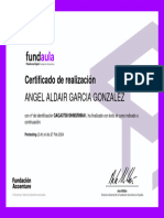 Certificado Fundaula