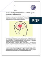 Texto para Reflexão Como A Inteligência Emocional Pode Nos Ajudar Durante o Confinamento