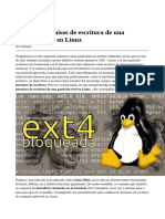 Cambiar Permisos de Escritura de Una Partición Ext4 en Linux