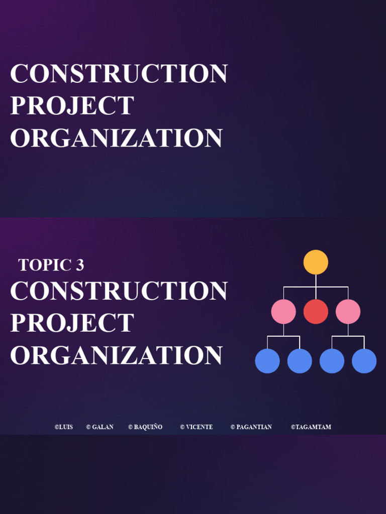Types of Construction Project Structures | PDF | Organizational ...