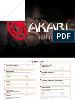 Carta Akari Sushi Bar PDF