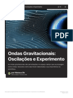 Ondas Gravitacionais - Oscilações e Experimento Gamma