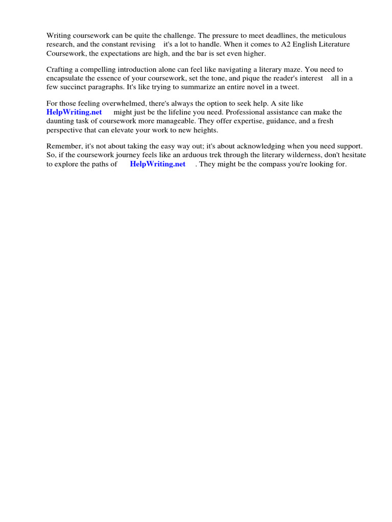 A2 English Literature Coursework Guide | PDF | English Language | Rhetoric