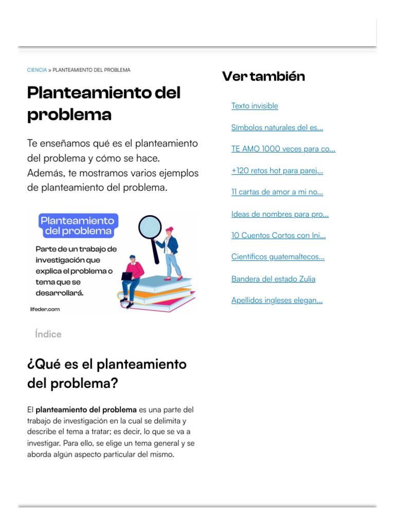 Cómo Plantear un Problema de Investigación | PDF | Salario | Madrid