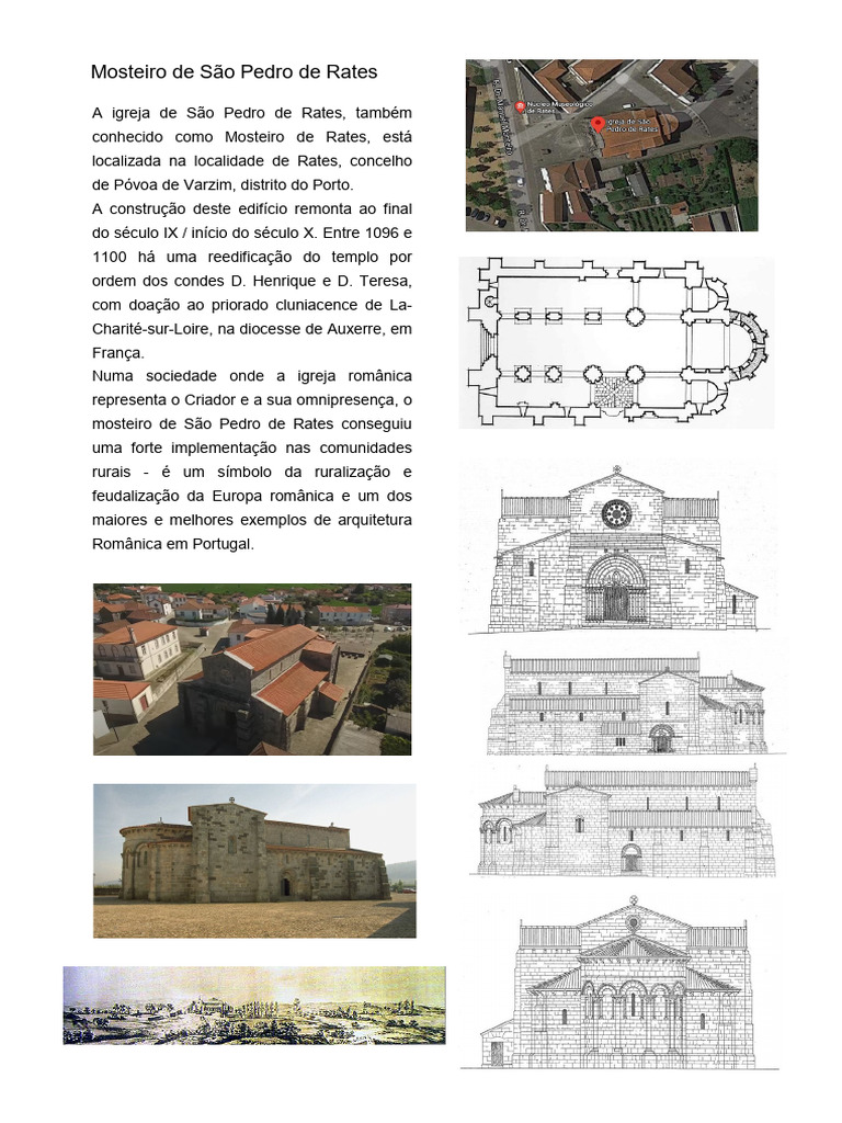 Igreja Românica de São Pedro de Rates | PDF