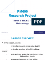 9.2 Writing The Methodology Chapter 1 (PPT 2) - Develop - Lesson