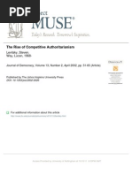 Download The Rise of Competitive Authoritarianism by David Sforza SN70900001 doc pdf