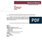 GUÍA DE ELABORACIÓN PARA INFORME FINAL DE Servicio Social UADEO