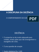 A Disciplina Da Decência