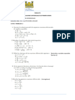 TAREA Nº2  ECUACIONES DIFERENCIALES DE PRIMER ORDEN Y ORDEN SUPERIOR