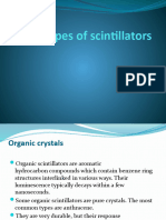 Types of Scintillators