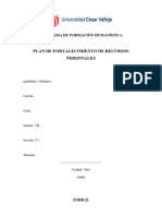 Plan de Fortalecimiento de Recursos Personales Parcial 1