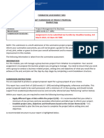 Project Formative Assessment - Draft Proposal