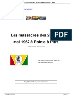 Les Massacres Des 26 27 Mai 1967 A Pointe A Pitre - A430