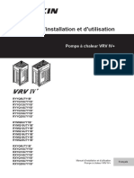 RYYQ-U, RYMQ-U, RXYQ-U 4PFR546220-1C Installation and Operation Manual French