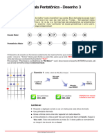 Escala Pentatônica - Desenho 3