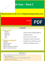 Metrics in C.epidemiology Unit 1-5