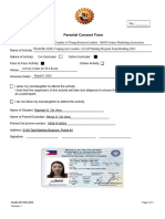BULSU OP OSO 02F5 Parental Consent Form For Face To Face and Online Activity Template