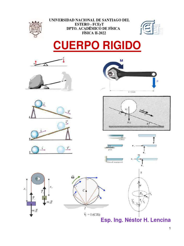 Equilibrio y Rotación de Cuerpos Rígidos | PDF | Rotación | Momento angular