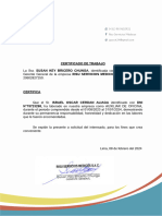 Certificado Laboral Israel