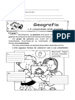 Atividade de Geografia