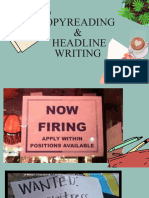 Copyreading & Headline Writing