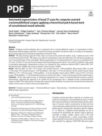 Automated Segmentation of Head CT Scans for Computerassisted Craniomaxillofacial Surgery Applying a Hierarchical Patchbased Stack of Convolutional Neural NetworksInternational Journal of Computer Assisted Radiology