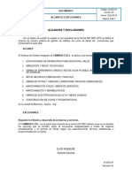4.3 D-GES-07 Alcance y Exclusiones - CAMINSA