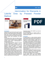 XRF1052 Ni Laterite Ore Powder Supermini200 ApplicationNote L0331en