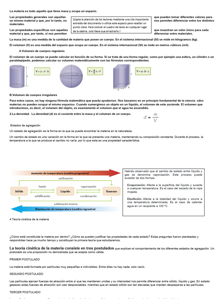 F y Q Tema 2 Esquema | PDF