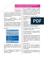 Fisiopatología de Las Patologías Placentarias (Preeclampsia - Eclampsia y Enfermedad Trofoblástica)