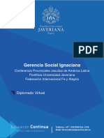 Programa Gerencia Social Ignaciana Cohorte 21 - 2019