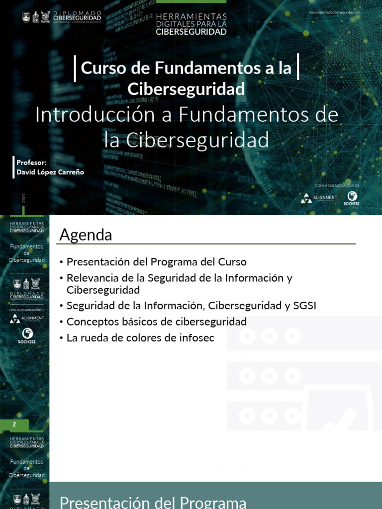 Clase 1 Fundamentos De Ciberseguridad Pdf La Seguridad