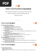 Certified Cloud Practitoner CheatSheet