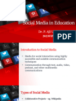 Social Media in Education 